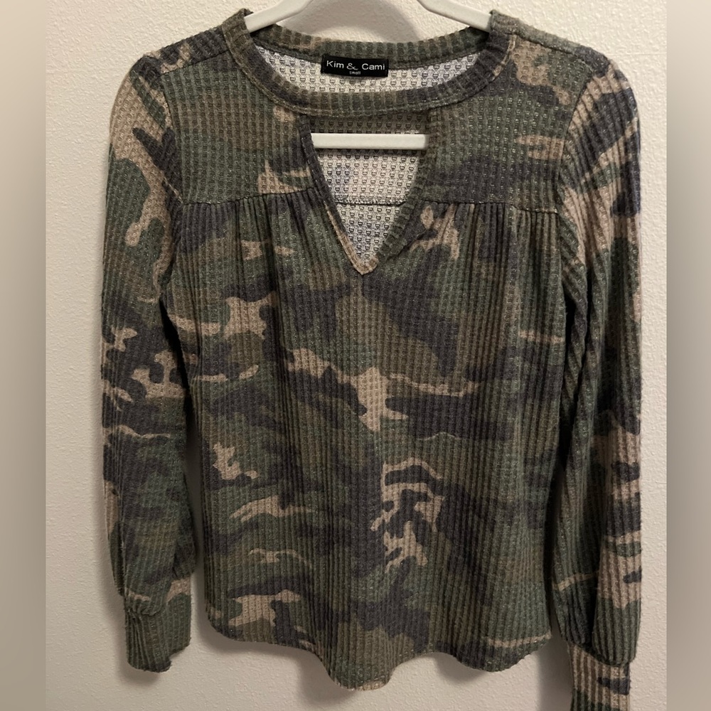 Nordstrom Kim & Cami Camouflage T-Shirt